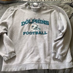 Vintage Reebok Miami dolphins pullover